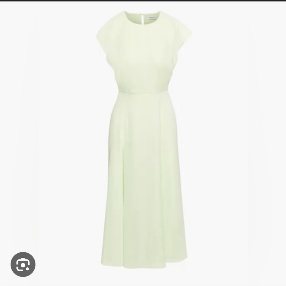 Aritzia Babaton Hampton Dress in Cool Glow (light yellow)
